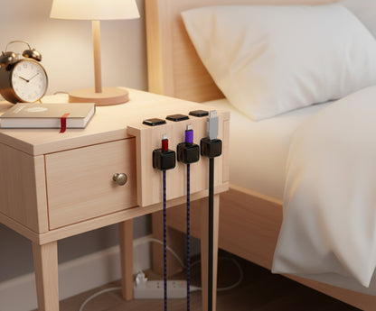 Magnetic Cable Organizer Clips – Desk & Wall Cable Management (3–6 Pack)