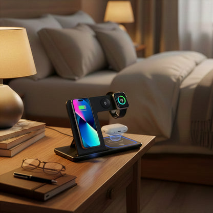 65W GaN Fast Charger – Dual USB-C + USB-A Power Adapter